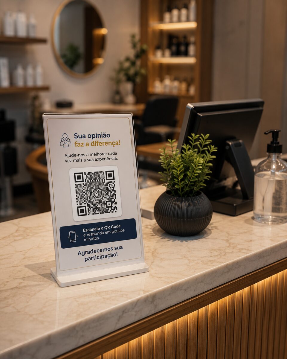 Coleta via QR Code no balcão